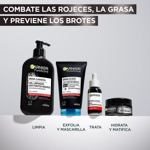 Pure Active Gel Limpiador Profundo con Carbón Piel para piel con tendencia acnéica